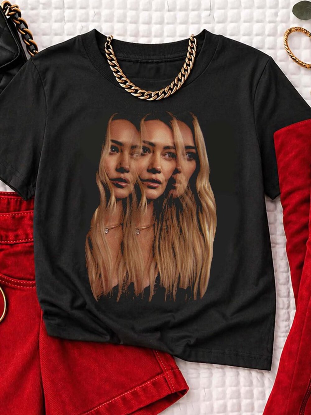 Hilary Duff The Lucky Me Tour 2026 T-Shirt unisex tee Hilary Duff T Shirt